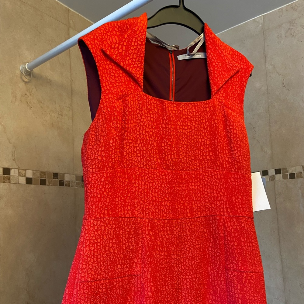 Gorg Marc New York Andrew Marc red/coral dress above knee dress